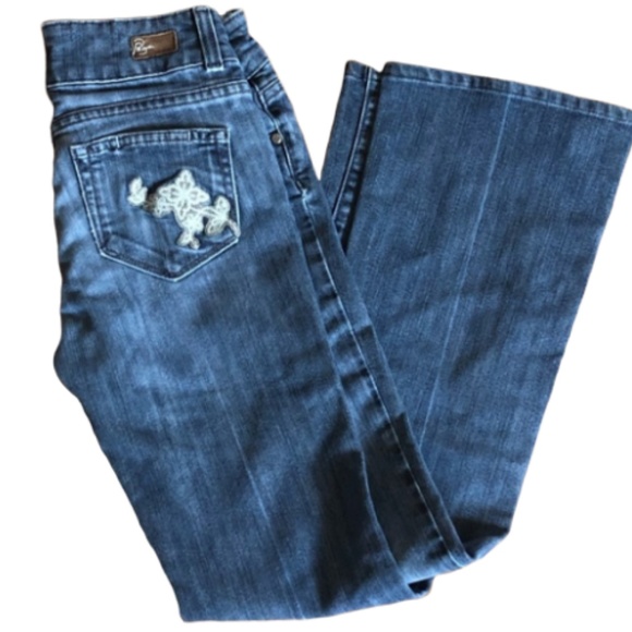 PAIGE Denim - PAIGE JEANS FLOWER POCKETS BOOT CUT 26